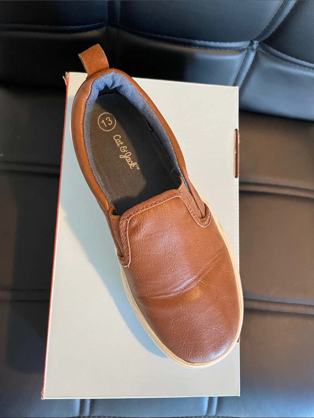 Cat & Jack Brown Slip-On Casual Sneakers